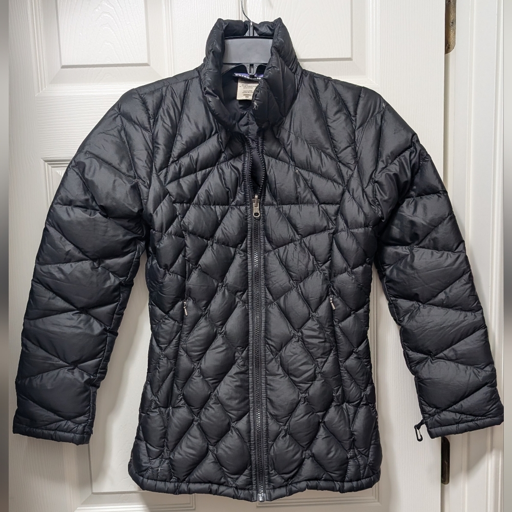 Patagonia Tres Jacket Quilted Puffer Insulated Down Layer ONLY Black Size XS
